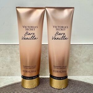 NEW Victoria's Secret Bare Vanilla Lotion Set